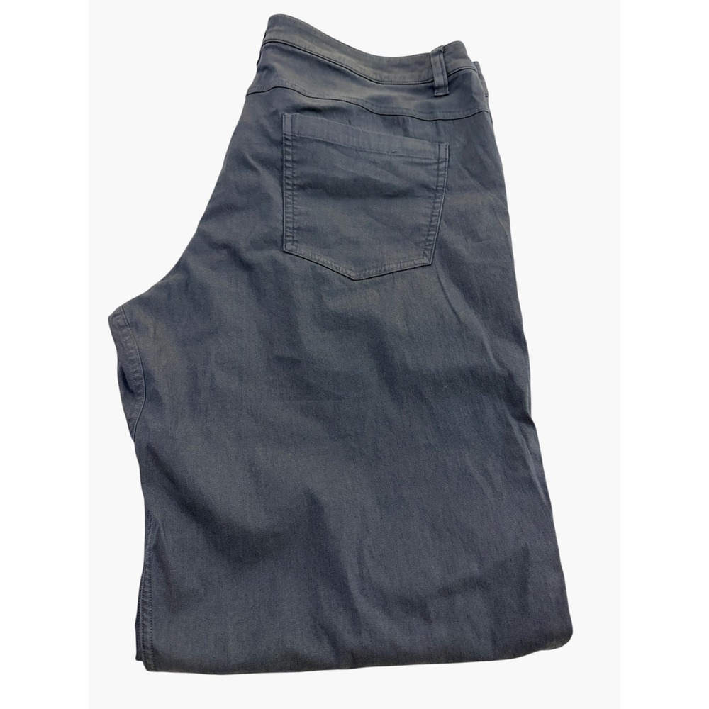 Lululemon ABC Pants Mens 36 Blue Gray Cotton Blend Stretch M5670S 32 Inseam